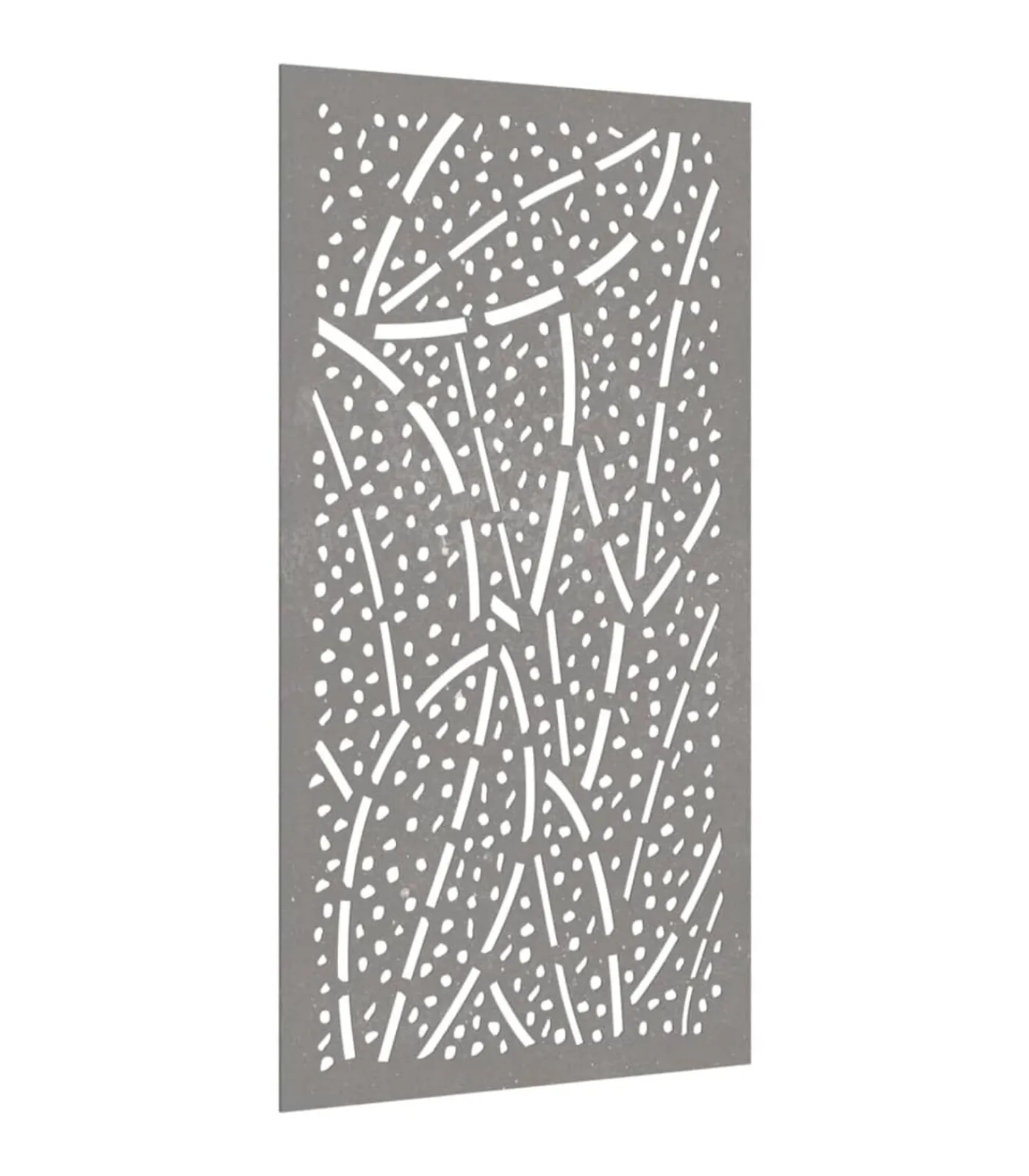 Clearance Wanddecoratie tuin bladontwerp 105x55 cm cortenstaal Decoratie