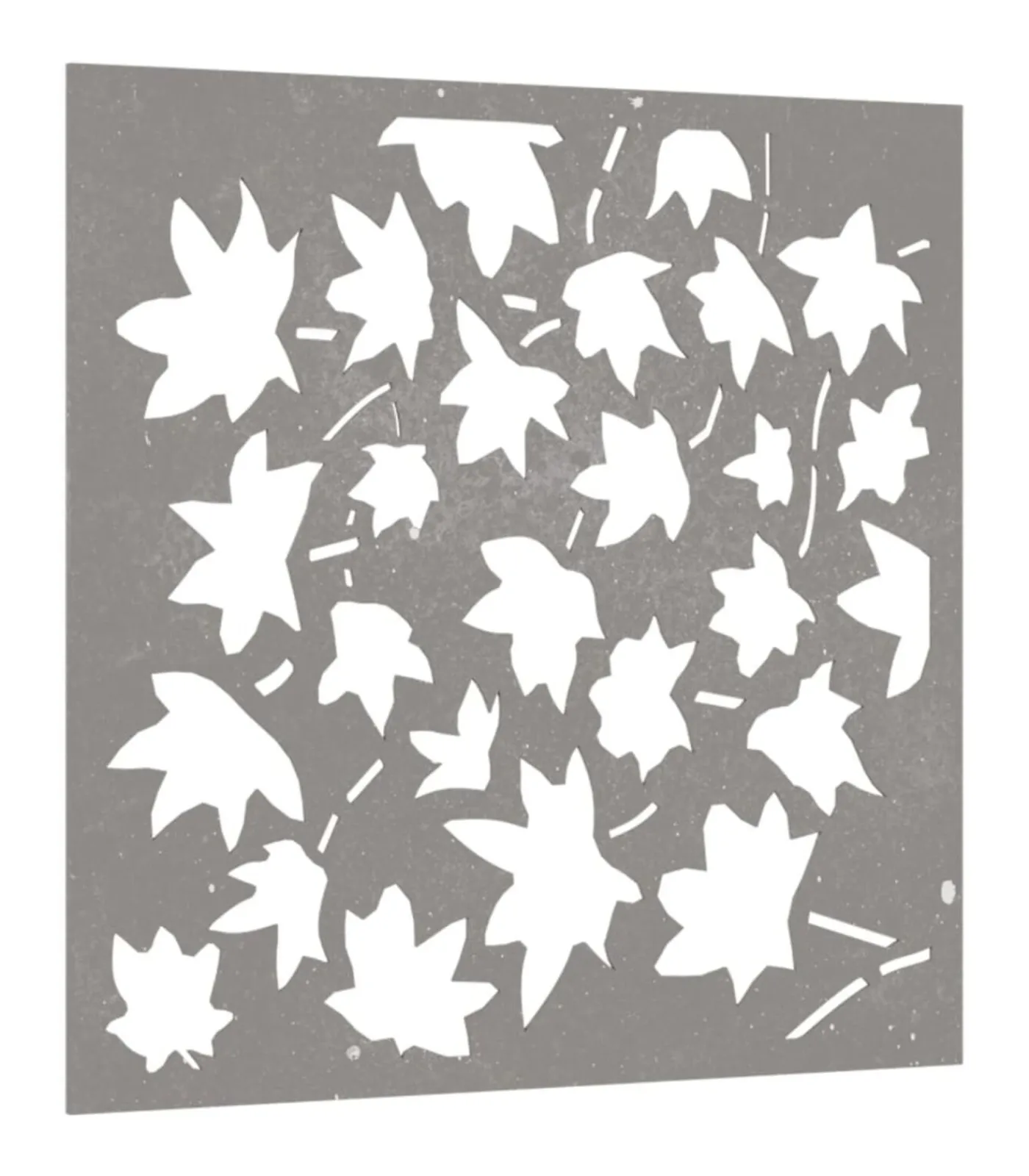 vidaXL Wanddecoratie tuin esdoornbladontwerp 55x55 cm cortenstaal