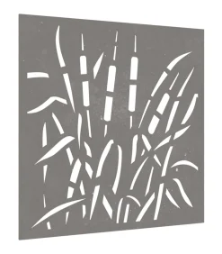 vidaXL Wanddecoratie tuin grasontwerp 55x55 cm cortenstaal