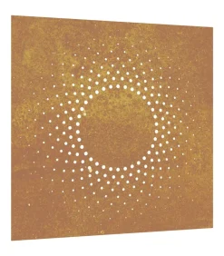 vidaXL Wanddecoratie tuin zonontwerp 55x55 cm cortenstaal