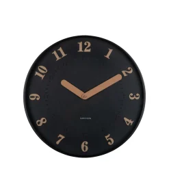 New Wandklok Amena - Zwart - 40x40x40cm Klokken