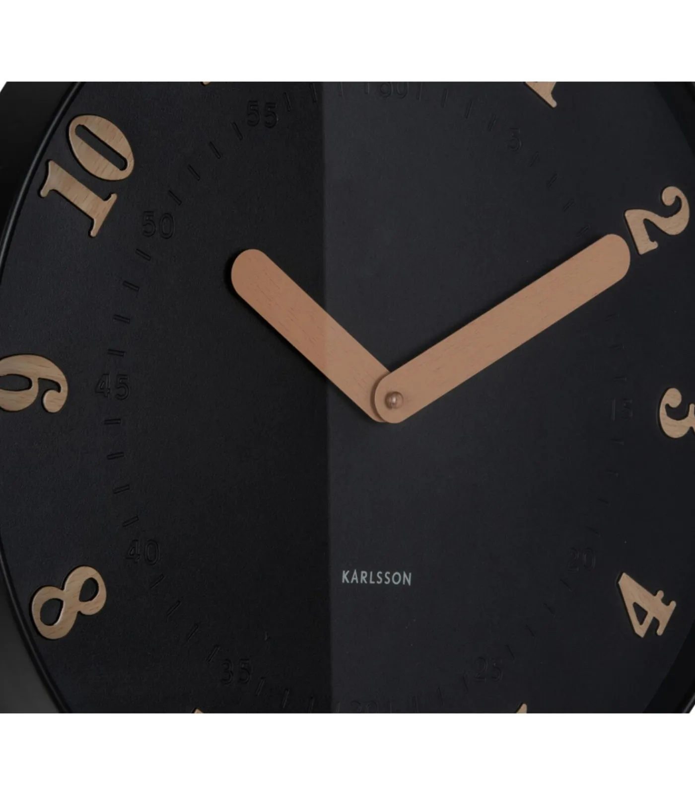 New Wandklok Amena - Zwart - 40x40x40cm Klokken