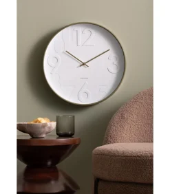 Karlsson Wandklok Ayuno - Legergroen - Ø40cm