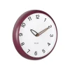 Sale Wandklok Bella - Dark mauve - 4.2x30x30cm Klokken