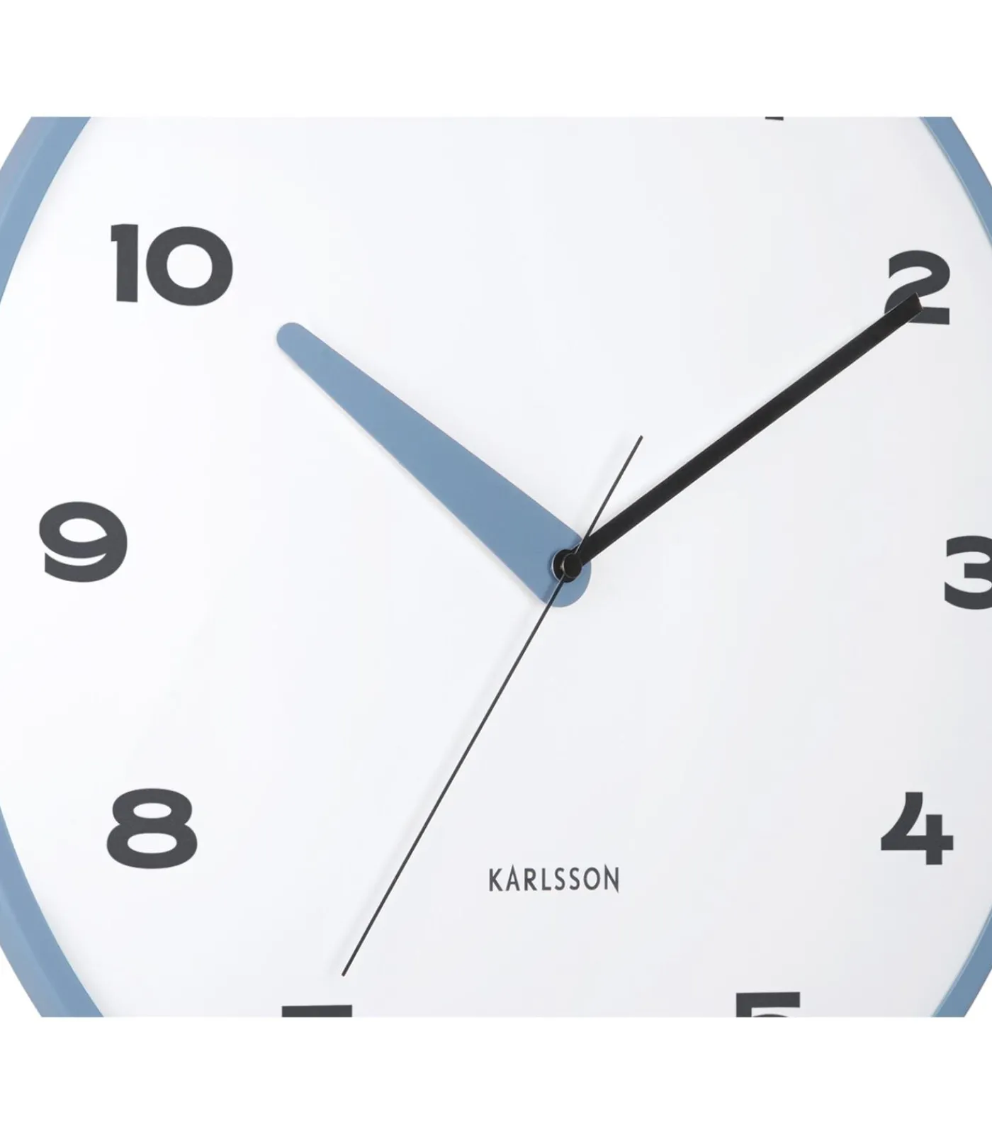 Karlsson Wandklok Brisk Dome - Klassiek blauw - Ø40cm