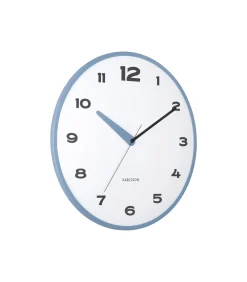 Karlsson Wandklok Brisk Dome - Klassiek blauw - Ø40cm