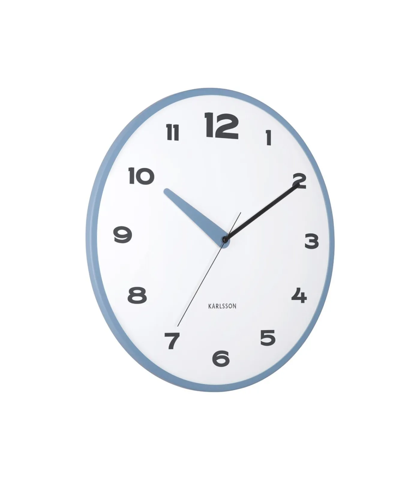 Karlsson Wandklok Brisk Dome - Klassiek blauw - Ø40cm