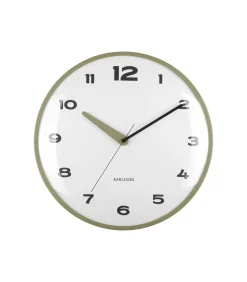 Karlsson Wandklok Brisk Dome - Legergroen - Ø40cm