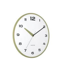 Karlsson Wandklok Brisk Dome - Legergroen - Ø40cm