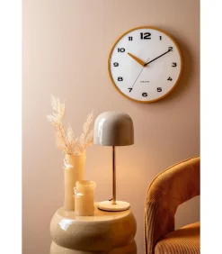 Karlsson Wandklok Brisk Dome - Okergeel - Ø40cm