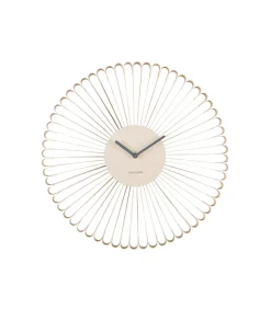 Wandklok Cascara - Wit - 50x50x50cm Klokken