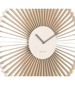 Wandklok Cascara - Wit - 50x50x50cm Klokken