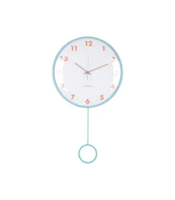 Karlsson Wandklok Cheeky Dome - Zachtblauw - 7.1x35.5x61.5cm