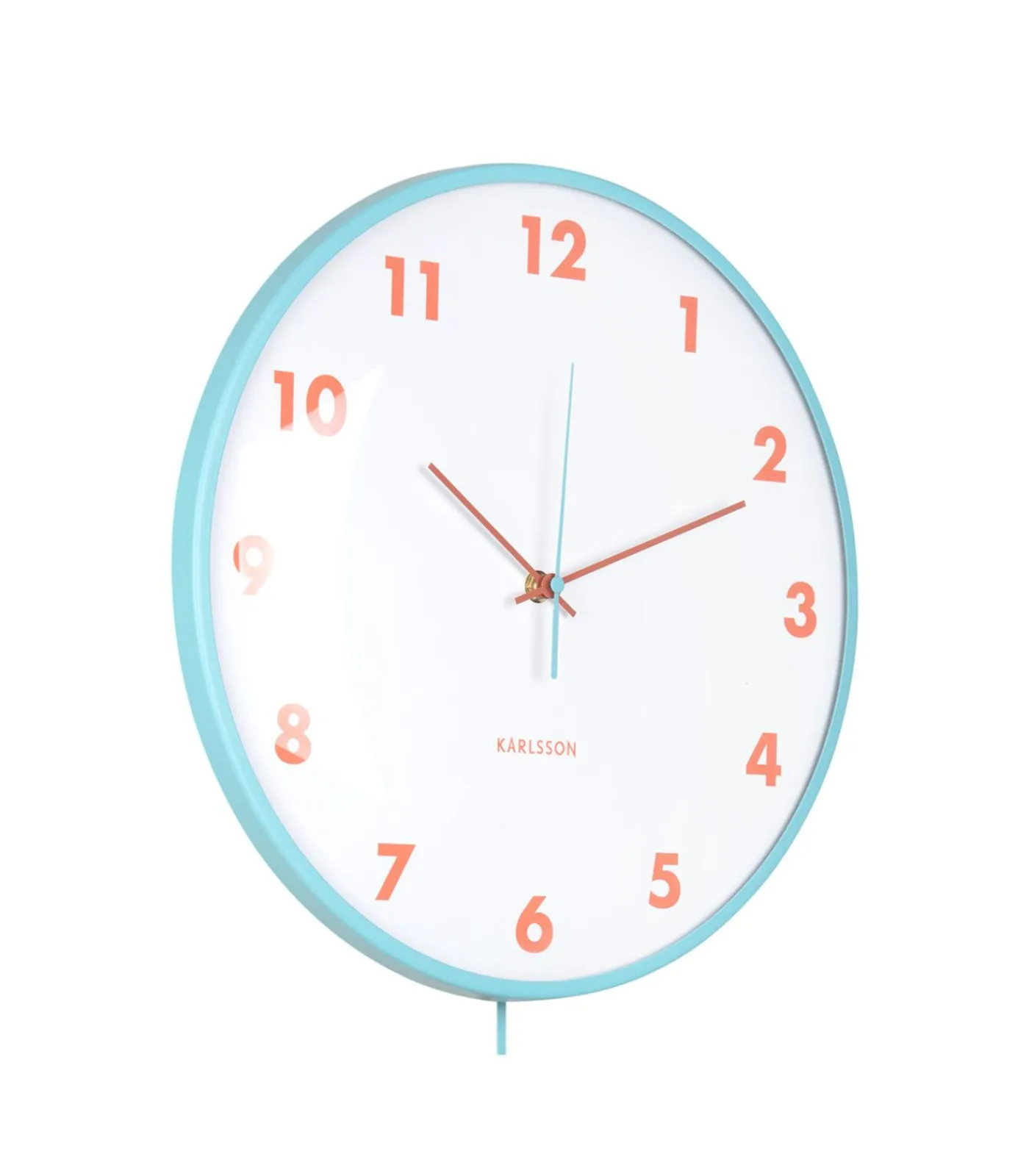 Karlsson Wandklok Cheeky Dome - Zachtblauw - 7.1x35.5x61.5cm