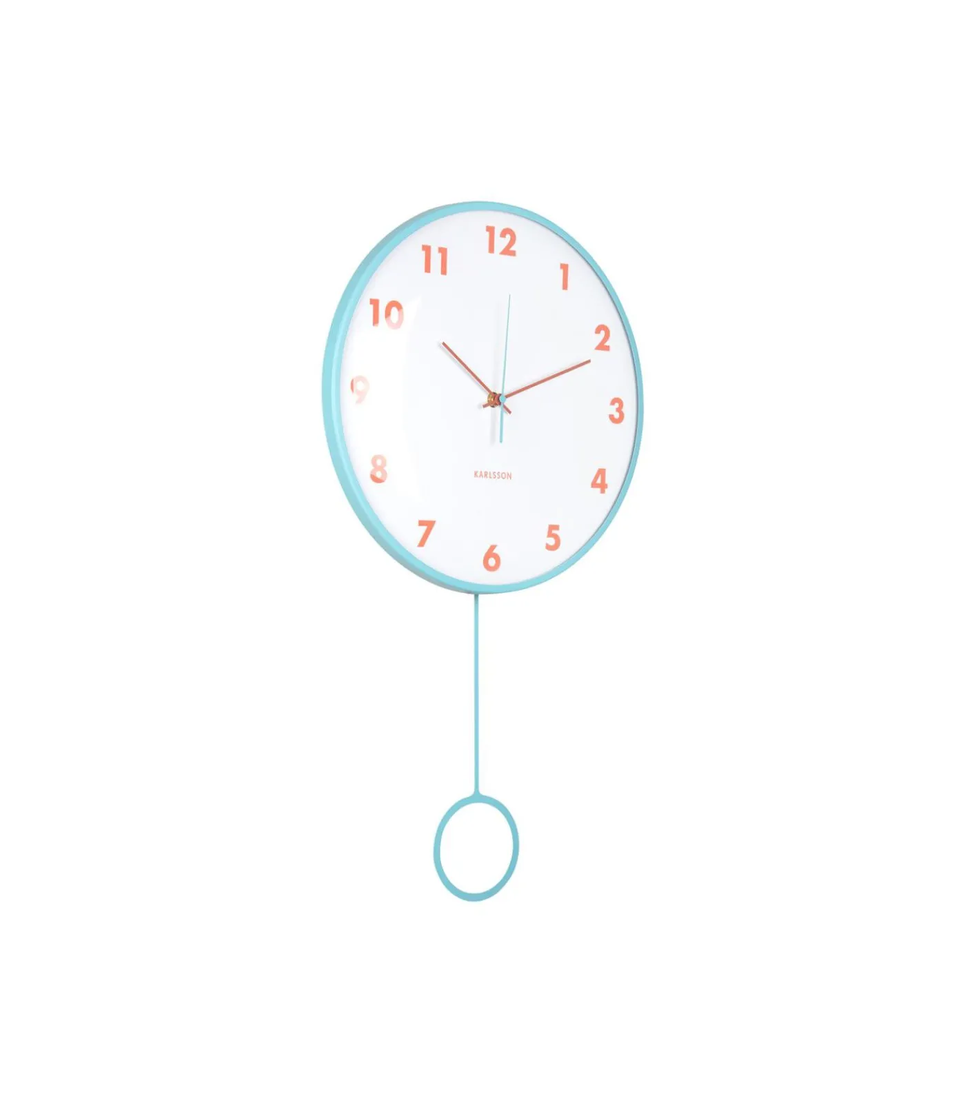 Karlsson Wandklok Cheeky Dome - Zachtblauw - 7.1x35.5x61.5cm