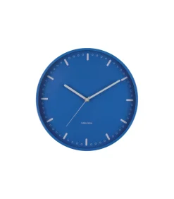Wandklok Cool Retro - Blauw - 30x30x30cm Klokken