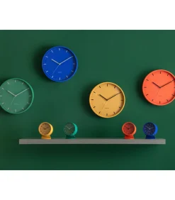 Clearance Wandklok Cool Retro - Groen - 30x30x30cm Klokken