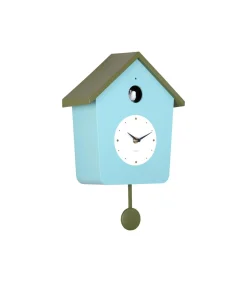 Karlsson Wandklok Cuckoo Light - Mistigblauw - 23x10.5x26.4cm