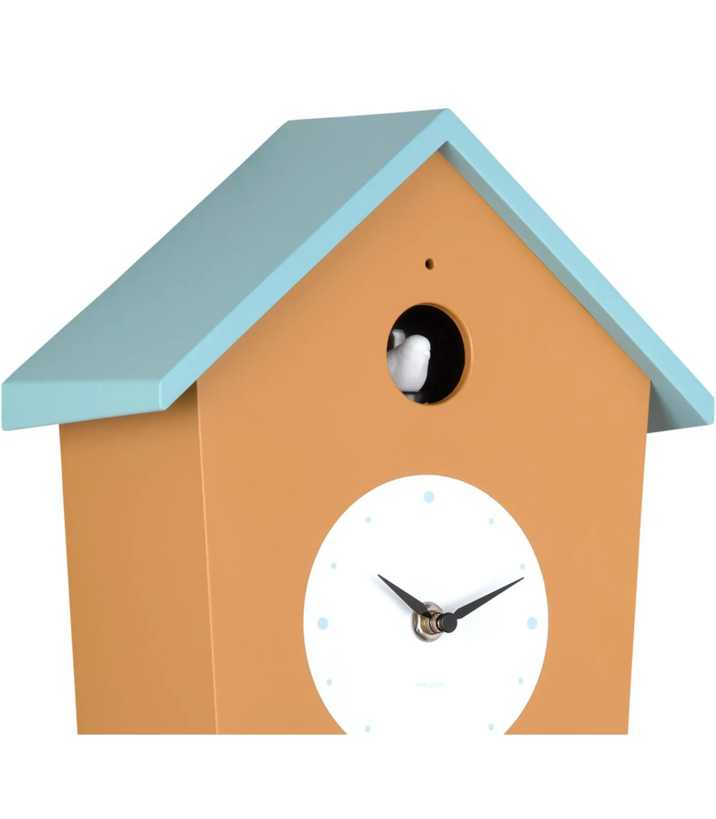 Karlsson Wandklok Cuckoo Light - Okergeel - 23x10.5x26.4cm