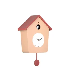 Sale Wandklok Cuckoo Light - Zachtbruin - 23x10.5x26.4cm Klokken