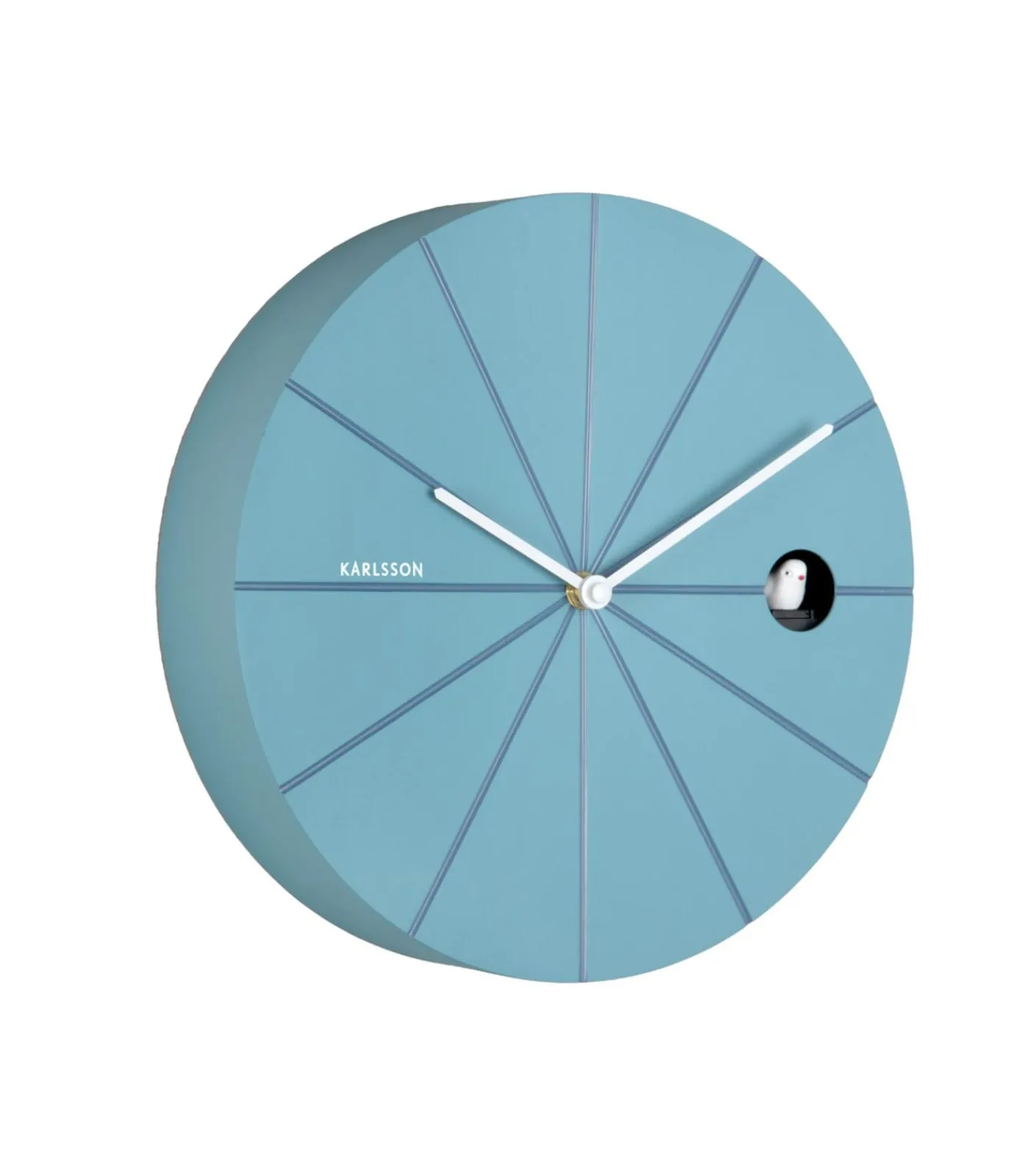 Online Wandklok Destacado Cuckoo - Blauw - 28x28x28cm Klokken