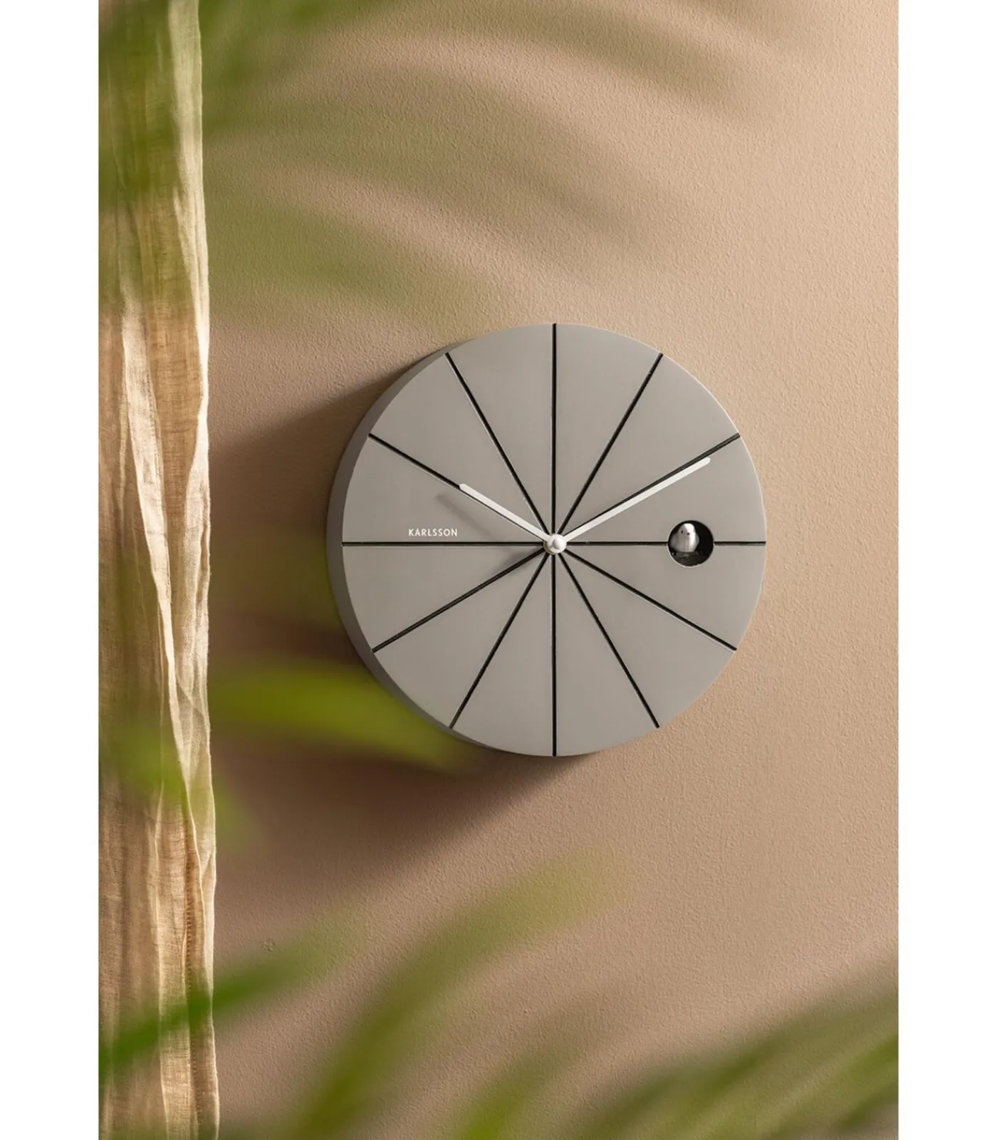 Online Wandklok Destacado Cuckoo - Grijs - 28x28x28cm Klokken