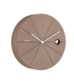 Karlsson Wandklok Destacado Cuckoo - Bruin - 28x28x28cm