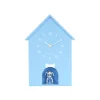 Karlsson Wandklok Dog House - Blauw - 24.9x9x27cm