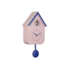 New Wandklok Dupla Color Cuckoo - Roze - 21.5x21.5x41.5cm Klokken