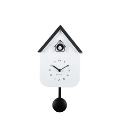 Karlsson Wandklok Dupla Color Cuckoo - Wit - 21.5x21.5x41.5cm