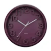 Discount Wandklok Elevated Classic Numbers - Dark mauve - 5x33.5x33.5cm Klokken