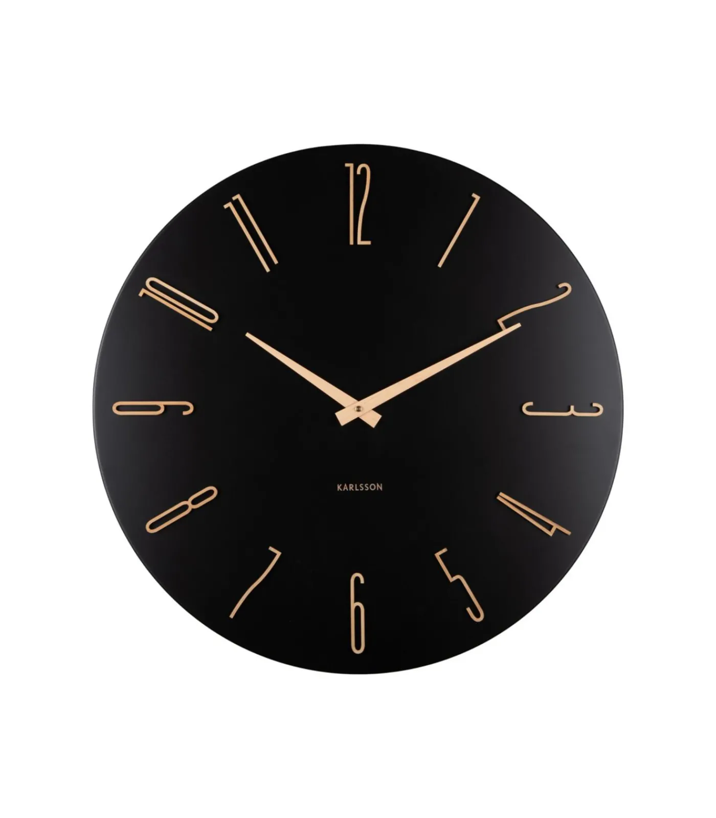 Wandklok Esmerado Large - Zwart - 60x60x60cm Klokken