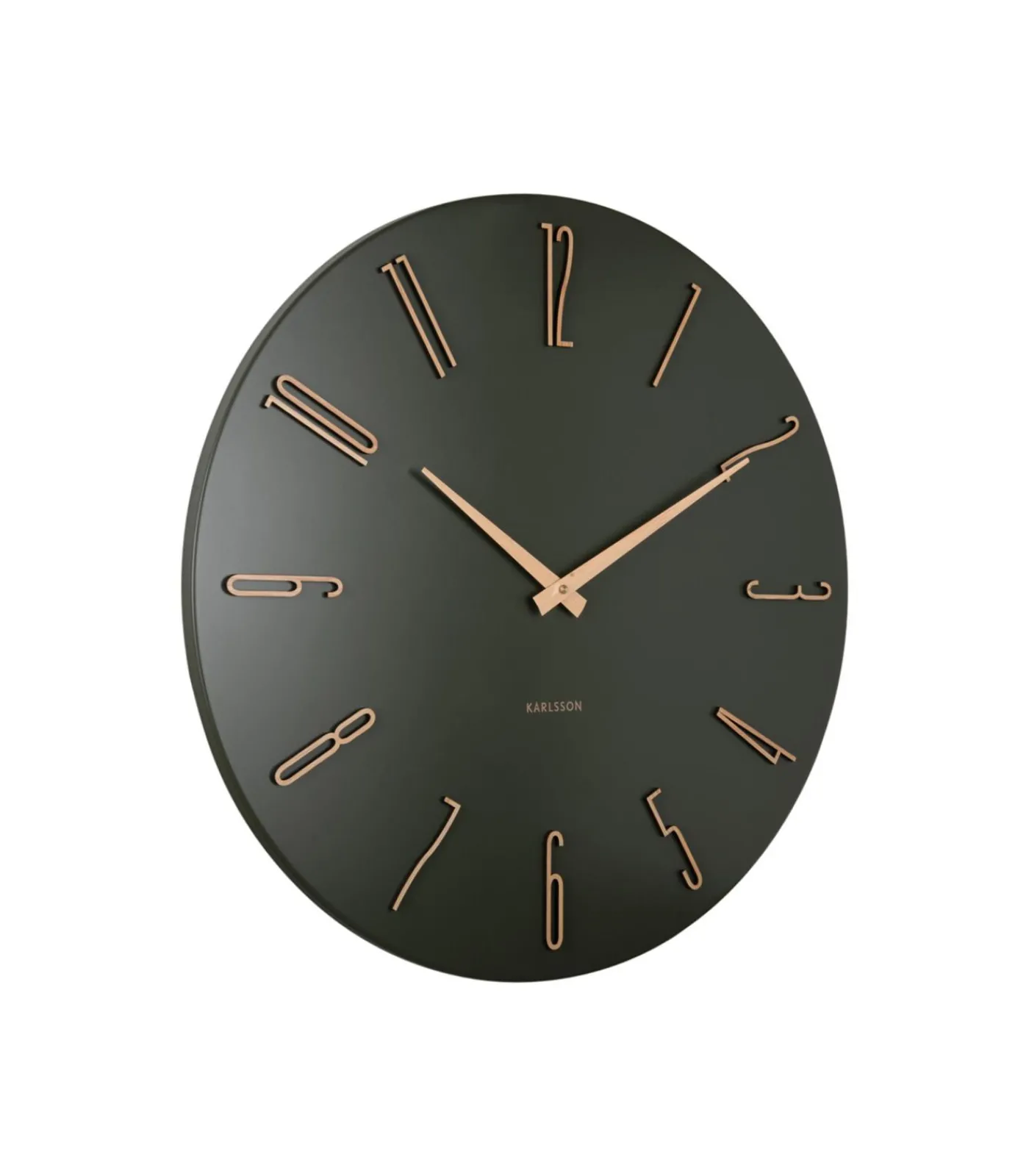 Online Wandklok Esmerado Large - Groen - 60x60x60cm Klokken