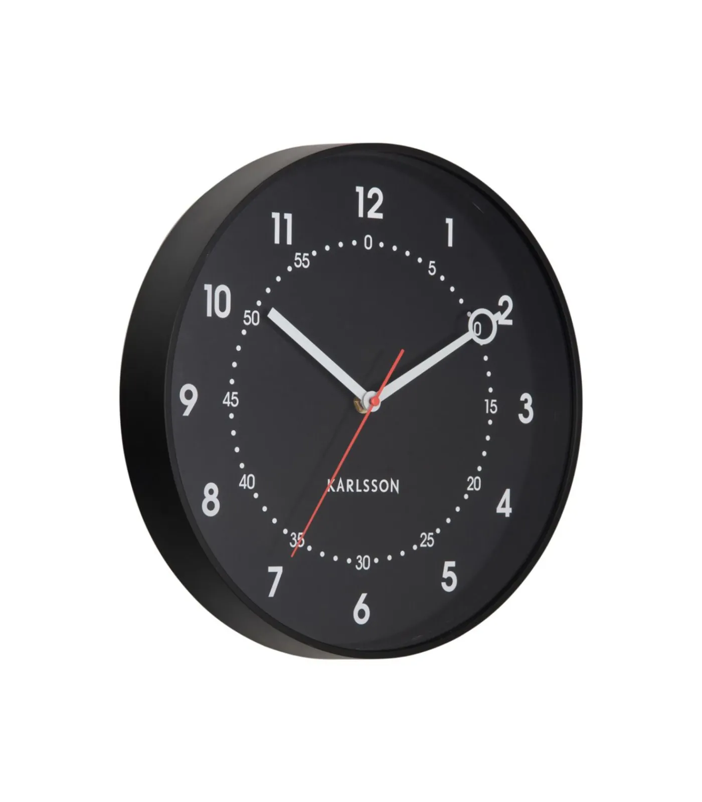 Clearance Wandklok Fresco - Zwart - 31.5x31.5x31.5cm Klokken