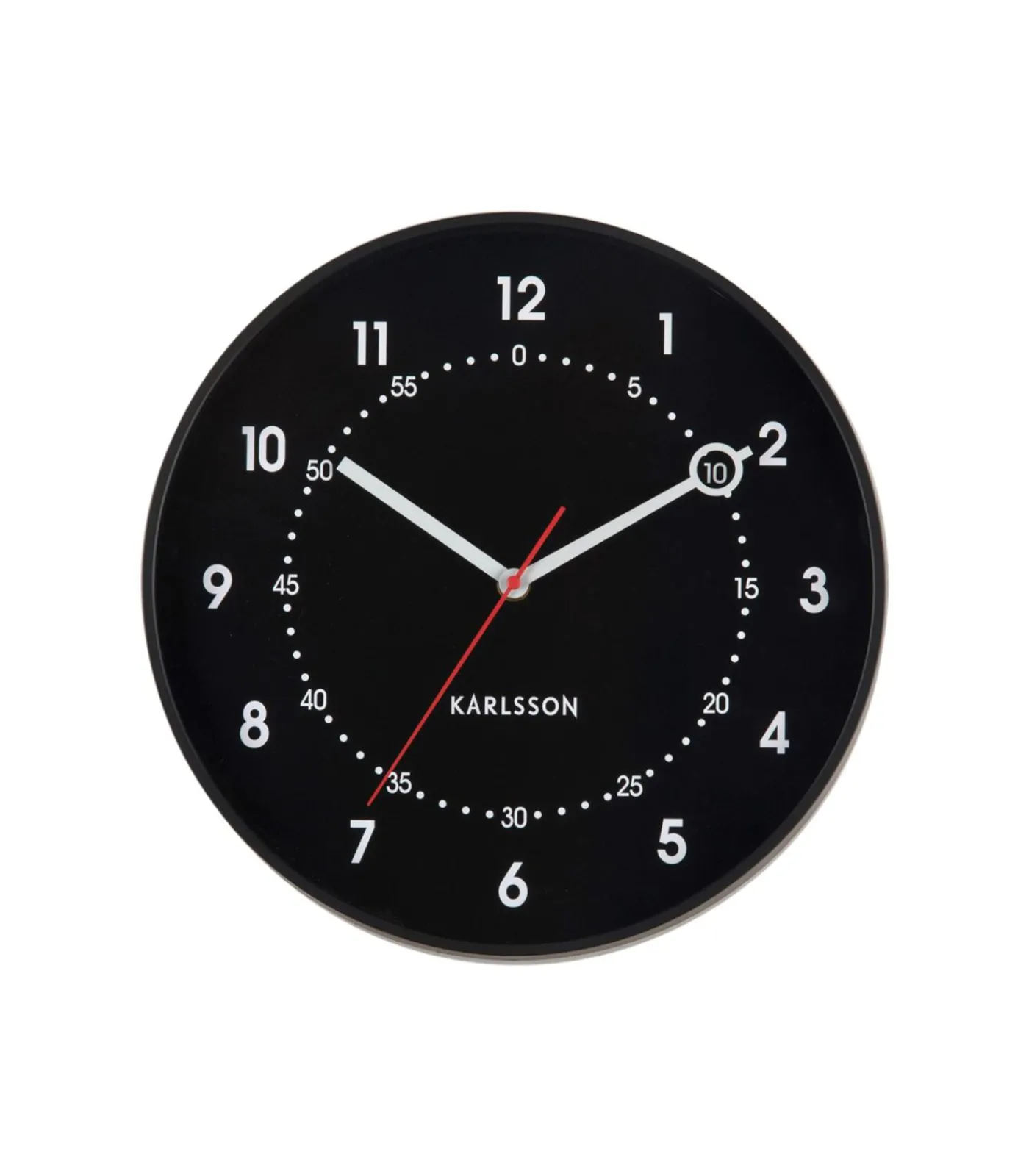 Clearance Wandklok Fresco - Zwart - 31.5x31.5x31.5cm Klokken