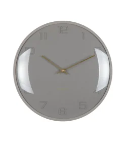 Hot Wandklok Fuerte Dome - Grijs - 30.5x30.5x30.5cm Klokken