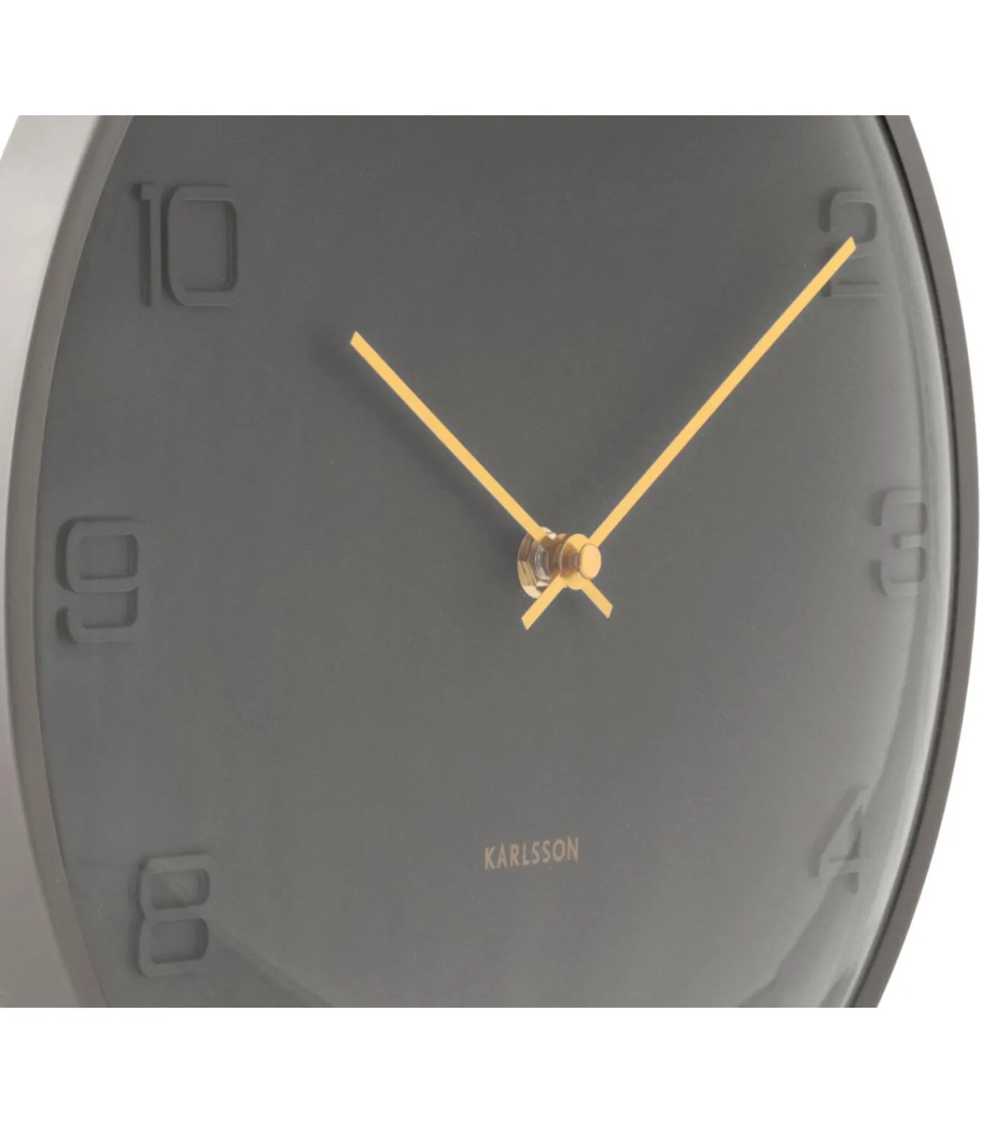 Hot Wandklok Fuerte Dome - Grijs - 30.5x30.5x30.5cm Klokken