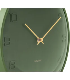 Wandklok Fuerte Dome - Groen - 30.5x30.5x30.5cm Klokken