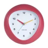 Karlsson Wandklok Funky Vibes - Scarlet rood - 4.4x25.5x25.5cm