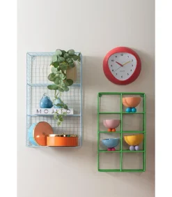 Karlsson Wandklok Funky Vibes - Scarlet rood - 4.4x25.5x25.5cm