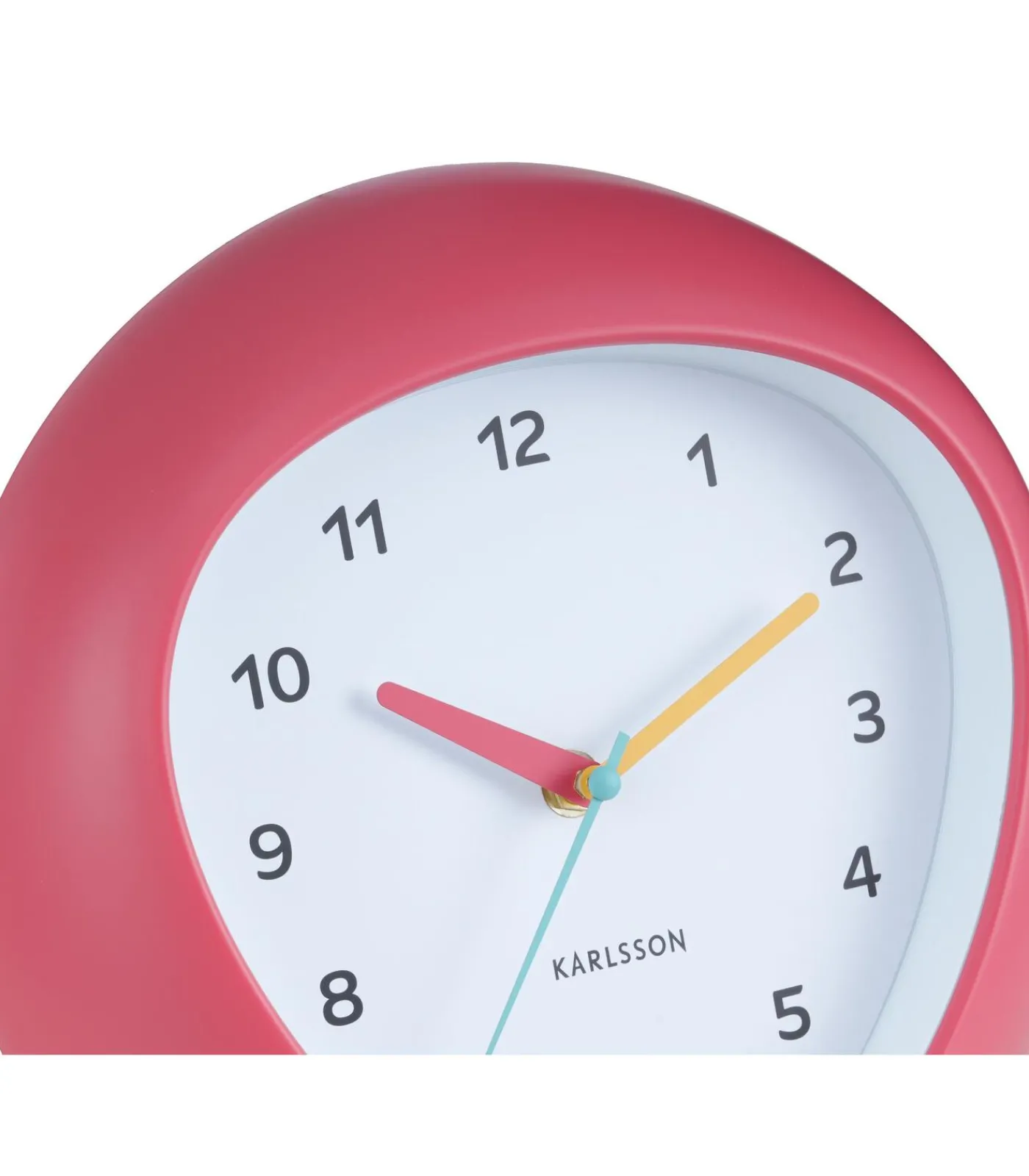 Karlsson Wandklok Funky Vibes - Scarlet rood - 4.4x25.5x25.5cm