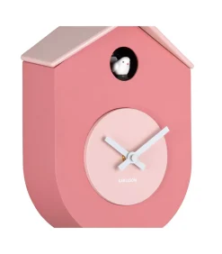 Wandklok Grato Cuckoo - Lichtroze - 9.2x17.5x33.2cm Klokken