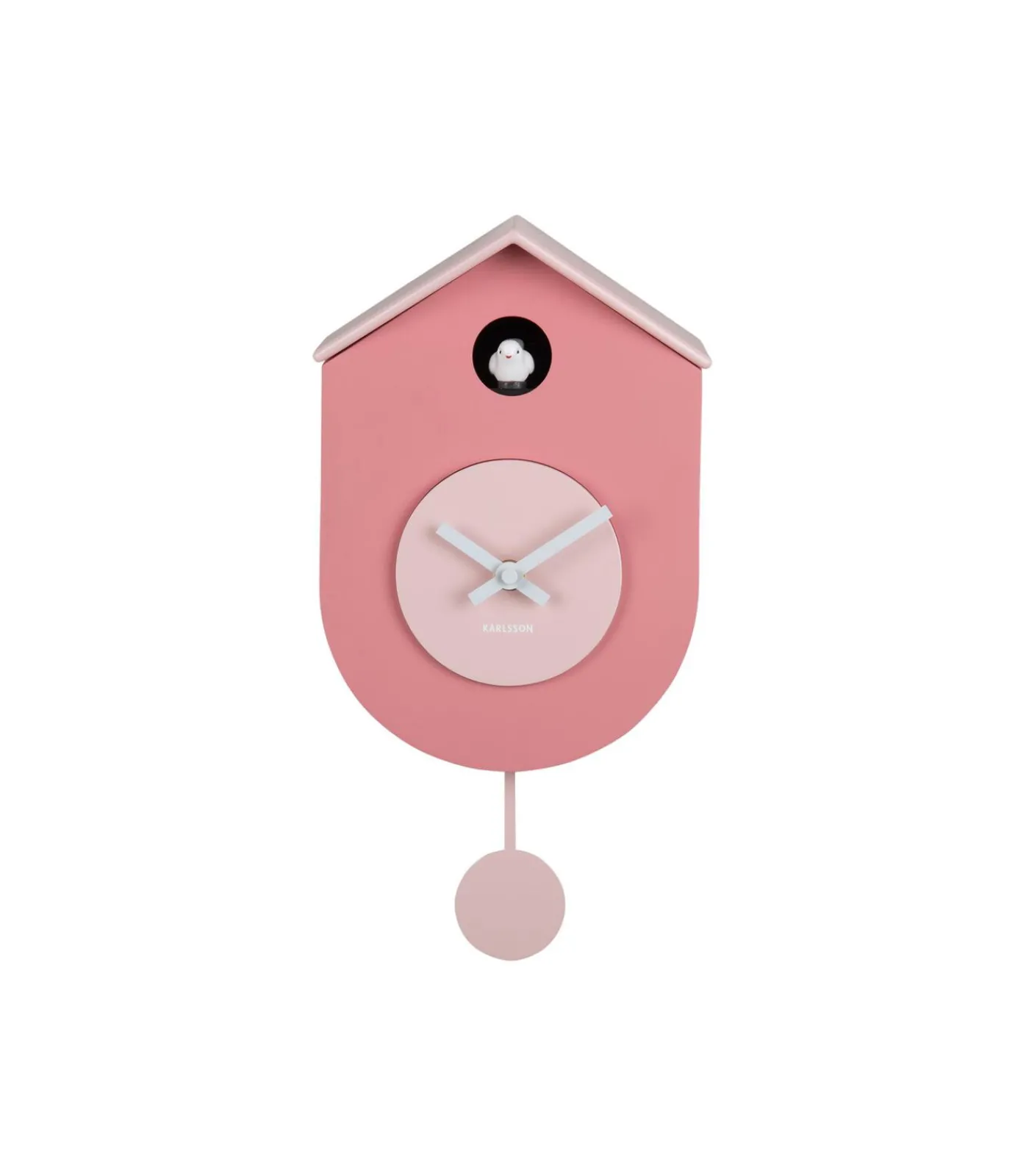 Wandklok Grato Cuckoo - Lichtroze - 9.2x17.5x33.2cm Klokken