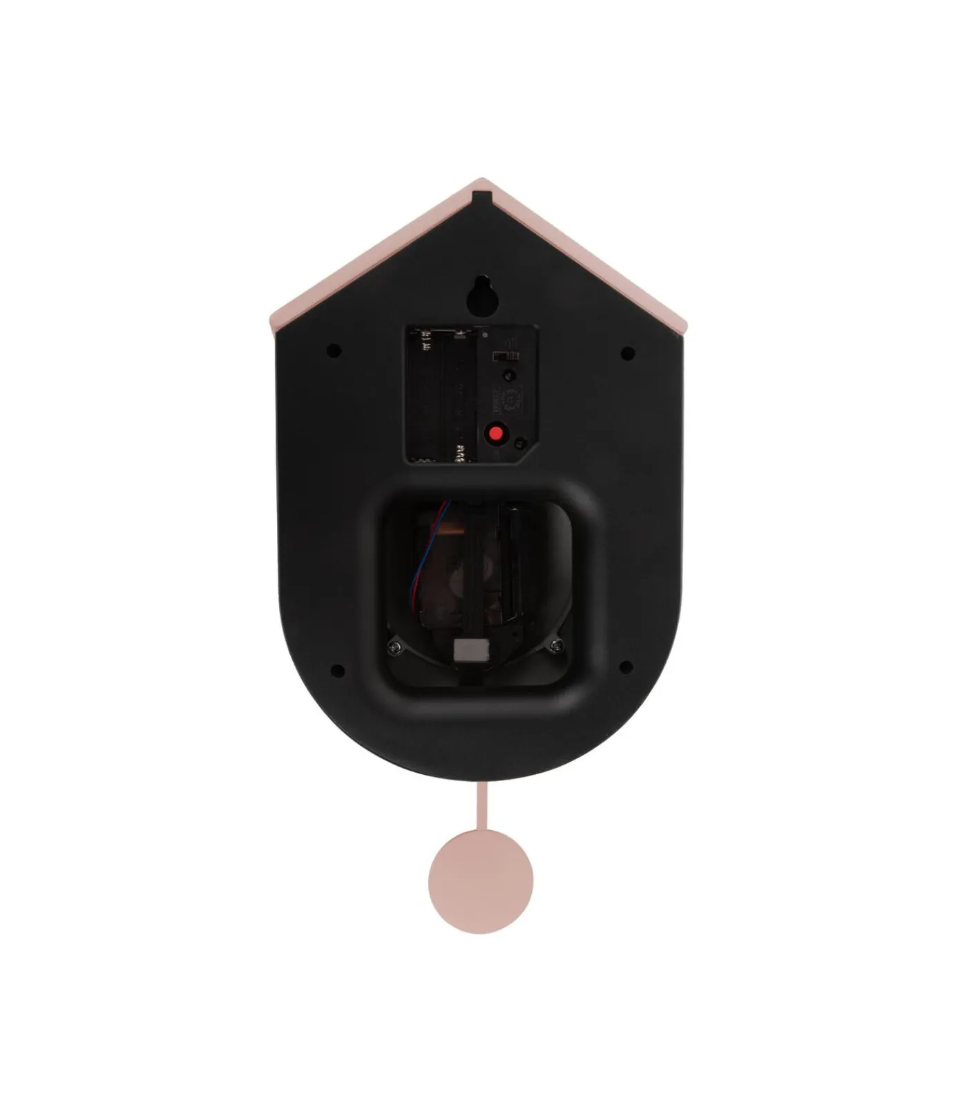 Wandklok Grato Cuckoo - Lichtroze - 9.2x17.5x33.2cm Klokken