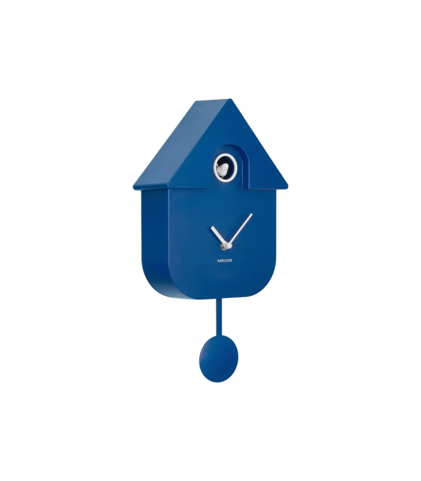 Karlsson Wandklok Modern Cuckoo - Blauw - 8.5x21.5x41cm