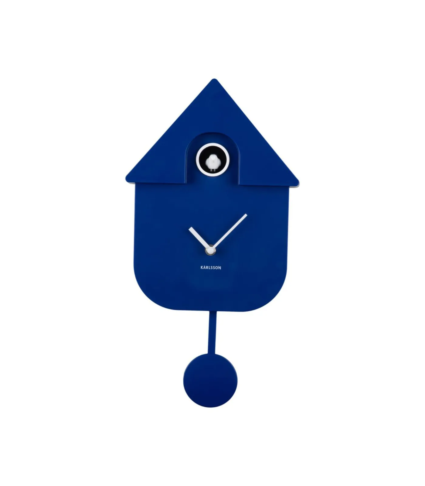 Karlsson Wandklok Modern Cuckoo - Blauw - 8.5x21.5x41cm