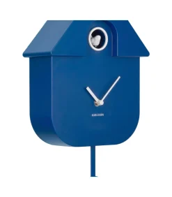 Karlsson Wandklok Modern Cuckoo - Blauw - 8.5x21.5x41cm