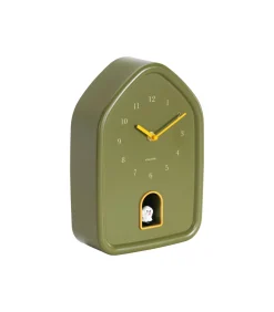 Outlet Wandklok Modern Doggy - Groen - 29.1x20x29.1cm Klokken