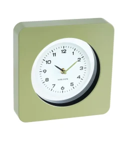 Karlsson Wandklok New Vintage - Legergroen - 4.4x22x22cm
