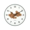Clearance Wandklok Open Gear - Groen - 40.8x40.8x40.8cm Klokken